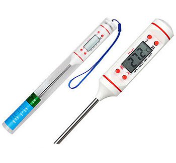 digital thermometer white