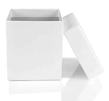 White candle box - Gift Packaging
