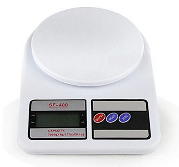 electronic scales white
