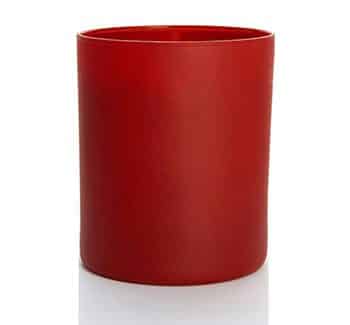 glass glass red matte glass