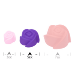 Silicone mould Rose - f 5cm - Image 2