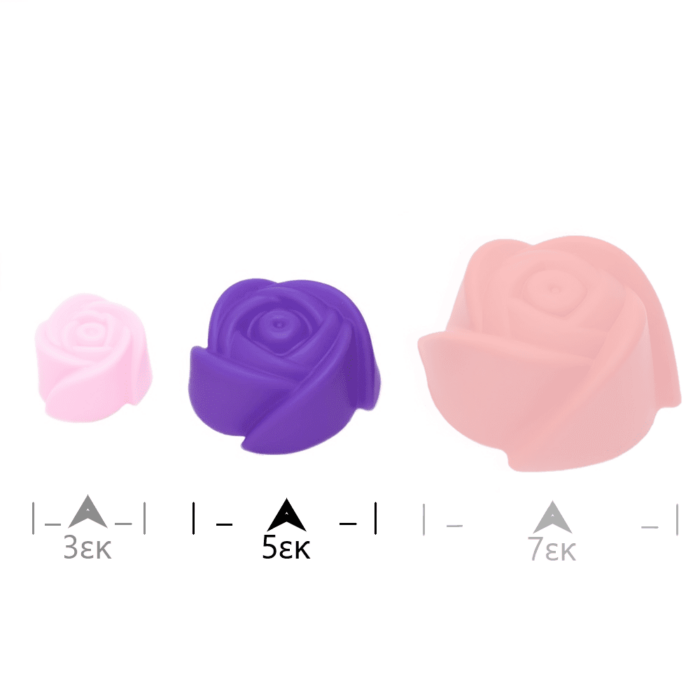 Silicone mould Rose - f 5cm - Image 2