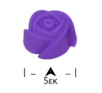 Καλούπι σιλικόνης Τριαντάφυλλο φ5εκ