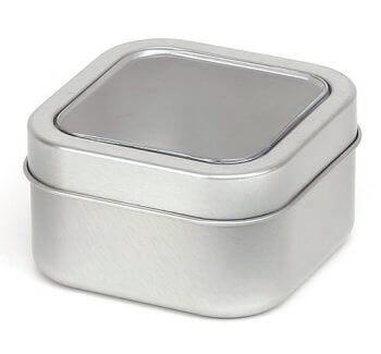 metal wax container