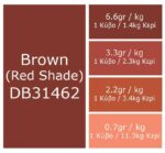 brown red shade dye blocks
