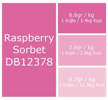 raspberry sorbet dye block