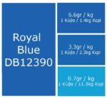 royal blue dye blocks