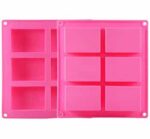 silicone mould for soap 6 places