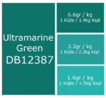 ultramarine green dye blocks