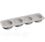 3D Silicone Mold for Soap Round - 4 soaps - Image 3