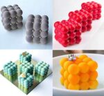 Silicone mould Bubbles X6
