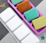 3D Silicone Mold for Oval Soap - 4 soaps