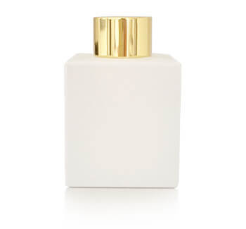 Bottle Square White Matt with screw cap - 100ML