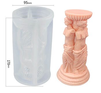 Silicone mould in the shape of Venus de Milo (Venus)