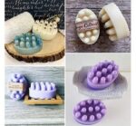 Silicone mold for Massage Soap- 4 soaps