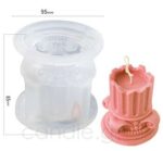 Καλούπι Σιλικόνης Κίονας Φαρδύ