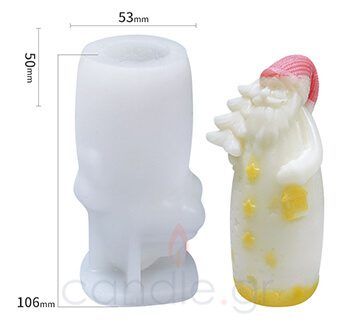 Silicone mould Santa Claus
