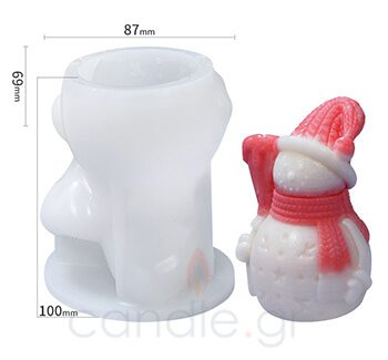 Silicone mould Snowman