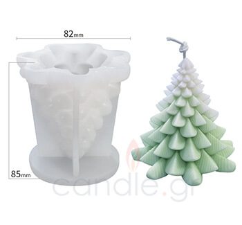 Silicone Christmas tree mould 1