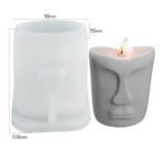 Καλούπι Σιλικόνης Αφηρημένο Πρόσωπο