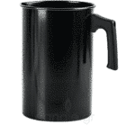 Σκεύος λιωσίματος κεριού μαύρο 3L