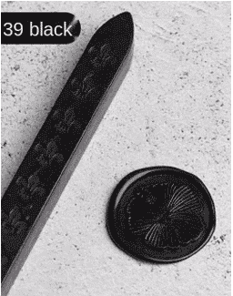 βουλοκέρι ράβδος μαύρο