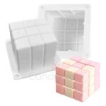 Τρισδιάστατο καλούπι σιλικόνης κύβος Ρούμπικ