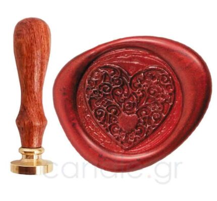 Σφραγίδα βουλοκέρι καρδιά