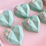 Καλούπι Σιλικόνης Καρδιές Διαμάντι