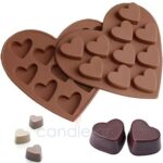 Καλούπι Σιλικόνης Ταρτάκια Wax Melts Καρδιές