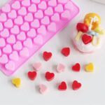 Καλούπι Σιλικόνης Ταρτάκια Wax Melts Μίνι Καρδούλες