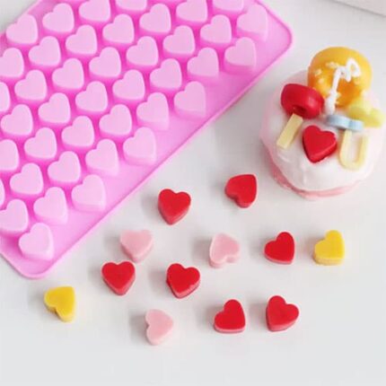 Καλούπι Σιλικόνης Ταρτάκια Wax Melts Μίνι Καρδούλες