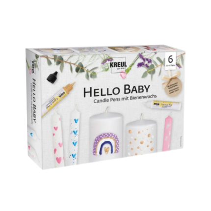 Candle Pen Set Hello Baby