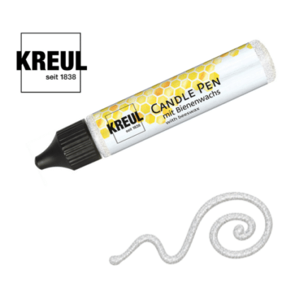 Candle Pen Μαρκαδόρος για κεριά Glitter Silver