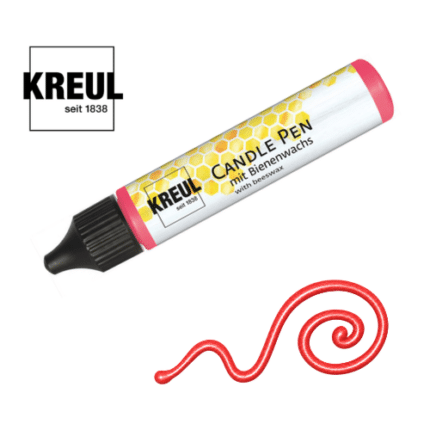 Candle Pen Μαρκαδόρος για κεριά Metallic Red