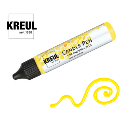 Candle Pen Μαρκαδόρος για κεριά Κίτρινο