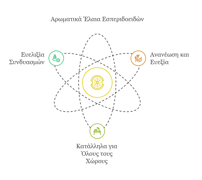 Citrus Revival - visual selection1 Αρωματικά έλαια εσπεριδοειδών για κεριά