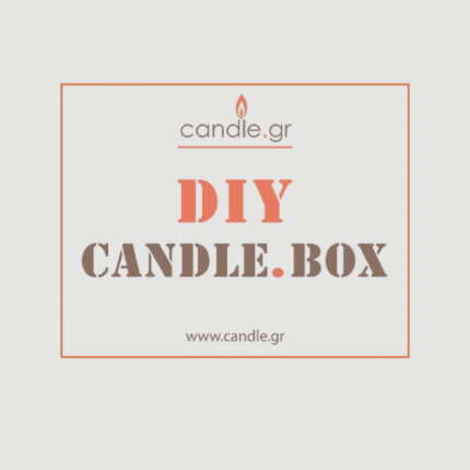 Κουτί DIY Candle Box με λογότυπο candle.gr – κατηγορία DIY boxes με πακέτα για κεριά, wax melts, σαπούνια και squeezable wax melts