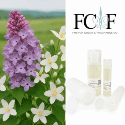 Αρωματικό Έλαιο Jasmine Lilac της French Color & Fragrance, λουλουδάτο άρωμα με γιασεμί, πασχαλιά και κυκλάμινο για κεριά, σαπούνια και αρωματικά χώρου