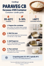 Guide to Making Candles in a Container Using PARAVEG CB Kerawax 4105