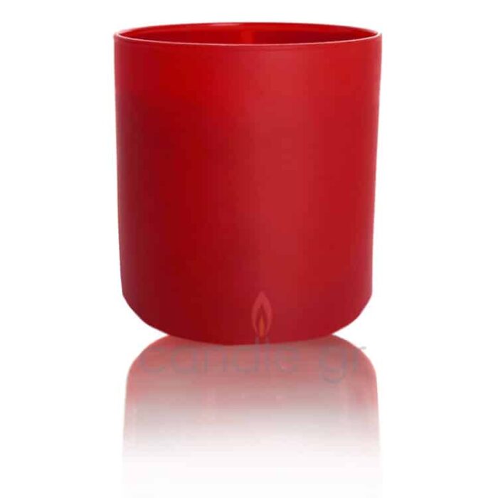 roma-280-red-mat Γυάλινο Ποτήρι ROMA 280ml - Κόκκινο Ματ