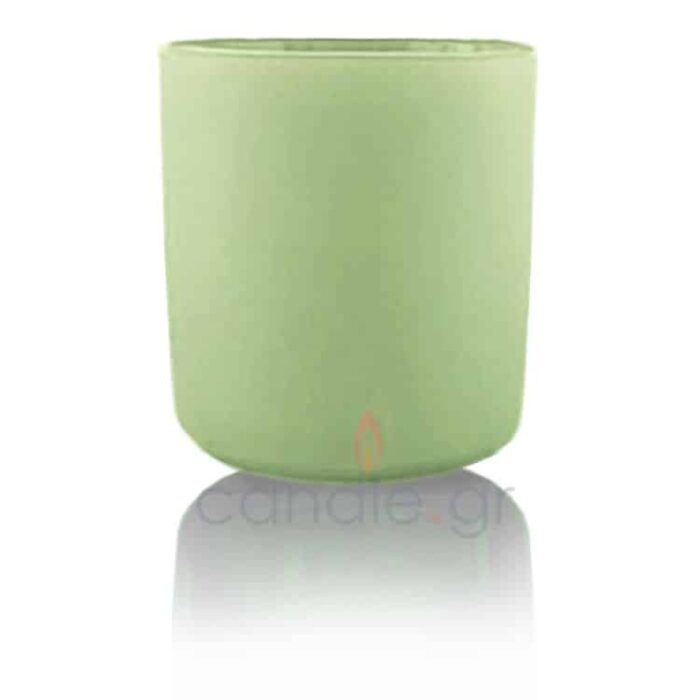 Γυάλινο Ποτήρι για κερί ROMA pistachio