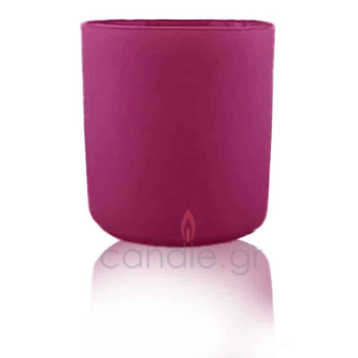 Γυάλινο Ποτήρι για κερι ROMA raspberry