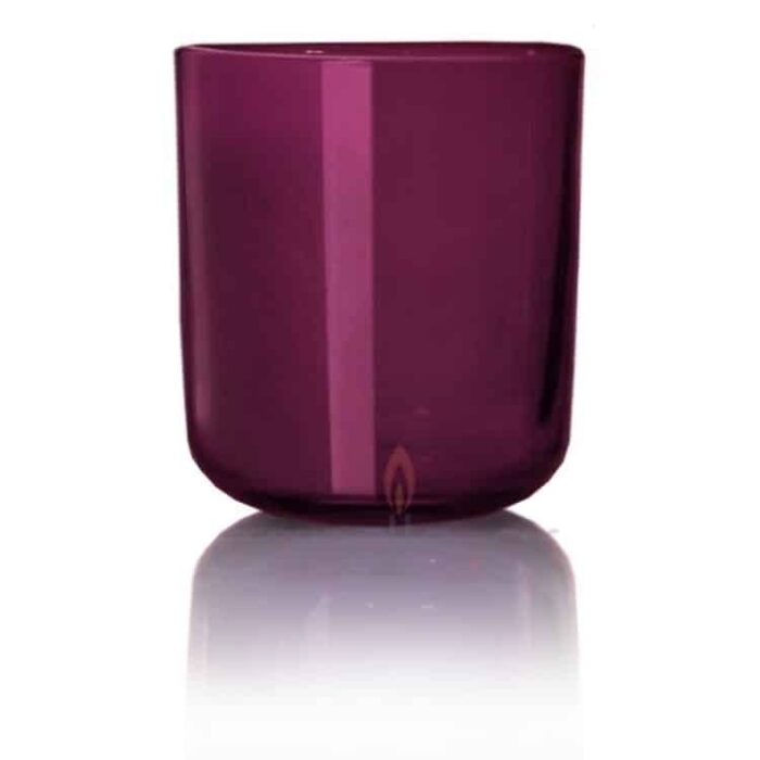 Γυάλινο Ποτήρι ROMA - Smokey Pink δοχείο για κερί Roma smokey pink