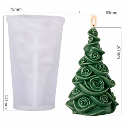 Δέντρο Χριστουγεννιάτικο Frosted Roses