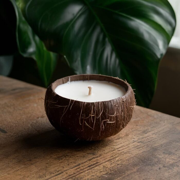 Δοχείο Κέλυφος Καρύδας-1 Δοχείο καρύδας με βάση