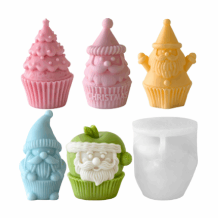 Καλούπι Σιλικόνης Christmas Cupcakes