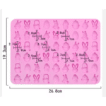 Καλούπι Σιλικόνης-Mini Wax Melts Πασχαλινά