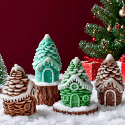 Καλούπι Σιλικόνης Snowy Pinecone