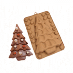 Καλούπι Σιλικόνης Wax Melts - Christmas Tree Candy Bar